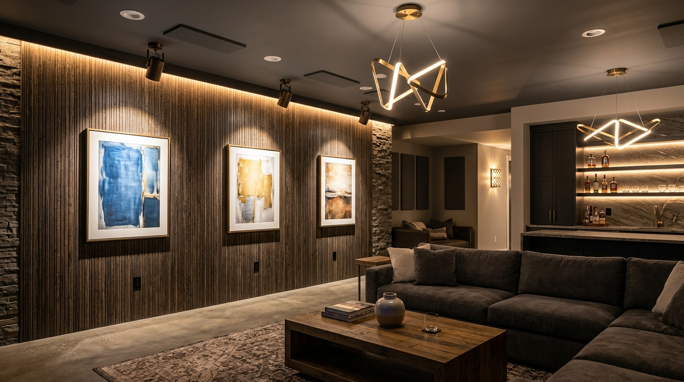 Add artwork that fits the scale of the space